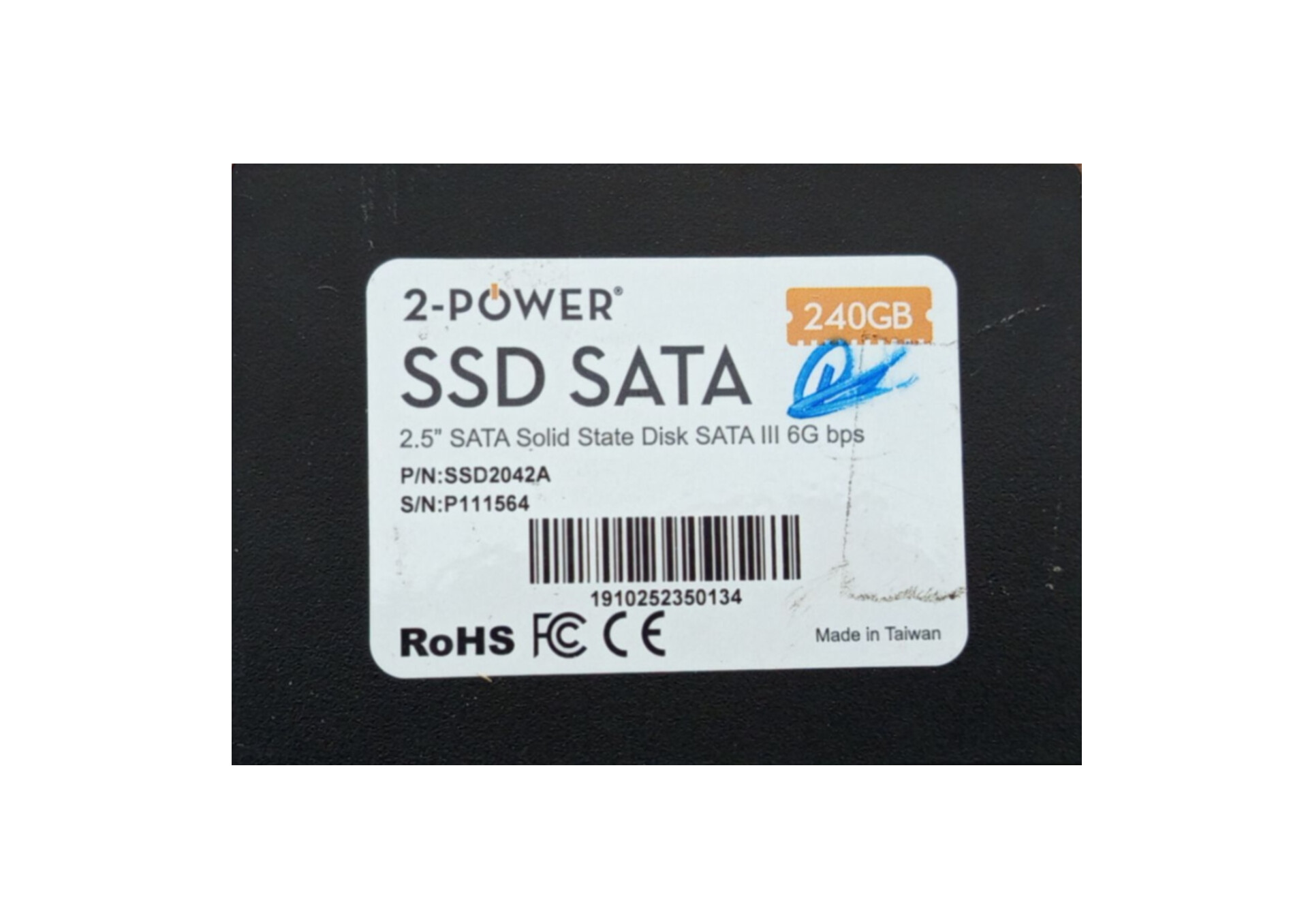 حافظه SSD برند 2_POWER ظرفیت 240گیگابایت